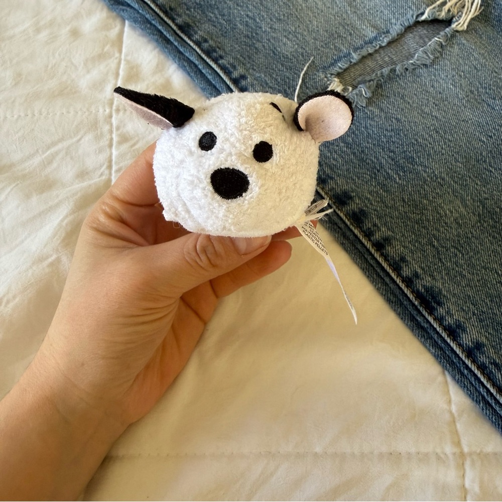 Tsum Tsum Dalmatian Plush Dog Toy - White and Black‎